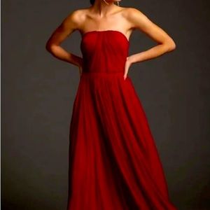 Anthropologie Pinnacle by Shruti Sancheti Ruched Maxi Dress